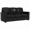 Dreamseat Silver Sofa with Philadelphia Eagles Helmet Logo XZ7759001SOCDBK-PSNFL21027